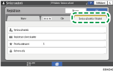 Ilustrace ovládacího panelu