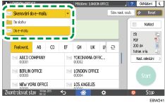 Ilustrace ovládacího panelu