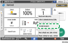Ilustrace ovládacího panelu