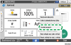 Ilustrace ovládacího panelu
