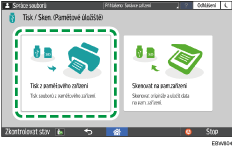 Ilustrace ovládacího panelu