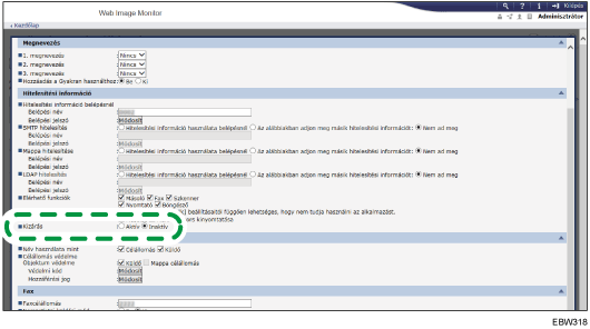 Webböngésző képernyőjének illusztrációja