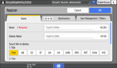A kezelőpanel ismertetése