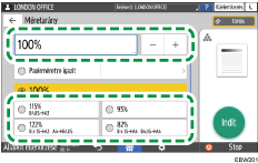 A kezelőpanel ismertetése