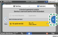A kezelőpanel ismertetése