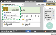 A kezelőpanel ismertetése