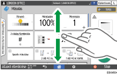 A kezelőpanel ismertetése