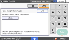 İşletim paneli ekran görseli