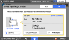 İşletim paneli ekran görseli