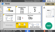 İşletim paneli ekran görseli