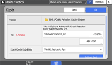 İşletim paneli ekran görseli