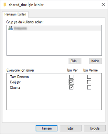 İşletim sistemi ekran resmi