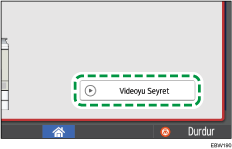 İşletim paneli ekran görseli
