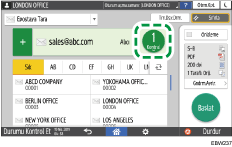 İşletim paneli ekran görseli