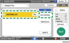 İşletim paneli ekran görseli