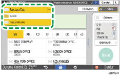 İşletim paneli ekran görseli