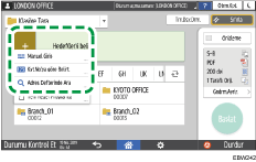 İşletim paneli ekran görseli