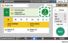 İşletim paneli ekran görseli