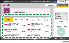 İşletim paneli ekran görseli