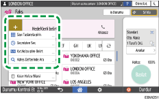 İşletim paneli ekran görseli