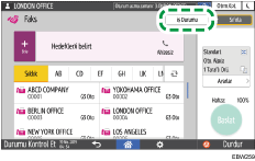 İşletim paneli ekran görseli