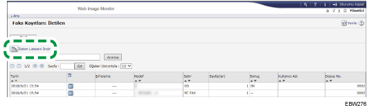 Ağ tarayıcısı ekranı resmi