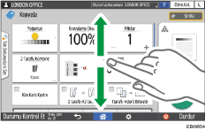 İşletim paneli ekran görseli