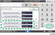 İşletim paneli ekran görseli