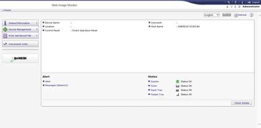 Web browser screen illustration