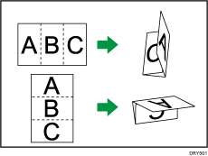Illustration de Pli lettre intérieur
