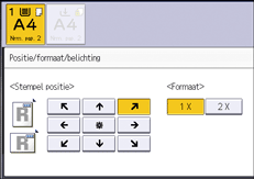 Afbeelding van bedieningspaneel