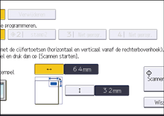 Afbeelding van bedieningspaneel
