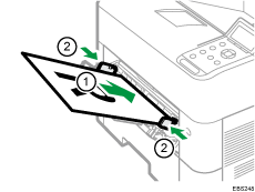 Bypass tray illustration