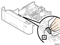 Paper tray illustration