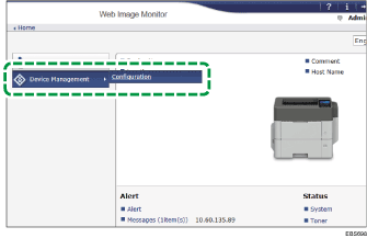 Web browser screen illustration