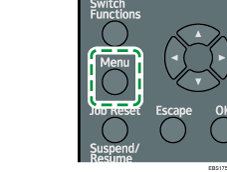 Menu key illustration