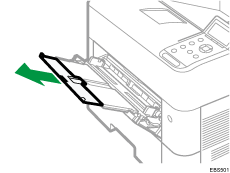 Bypass tray illustration