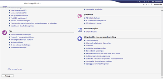 Afbeelding internetbrowserscherm