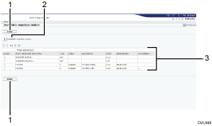 Schermafbeelding van internetbrowser (afbeelding met genummerde items)