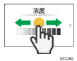 操作面板画面插图
