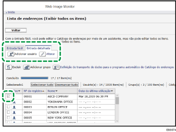 Ilustração da tela do navegador