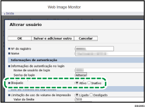 Ilustração da tela do navegador