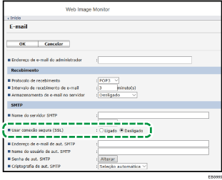 Ilustração da tela do navegador