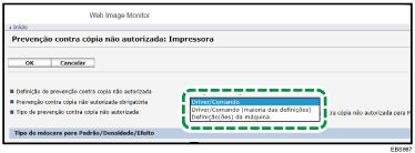 Ilustração da tela do navegador