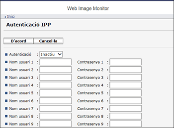 Il·lustració de la pantalla del navegador web