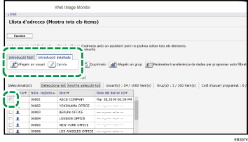 Il·lustració de la pantalla del navegador web