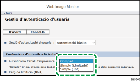 Il·lustració de pantalla del tauler d'operacions