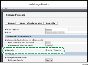 Il·lustració de la pantalla del navegador web