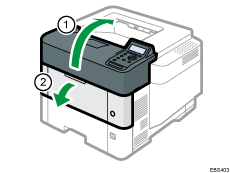 Illustration af printer