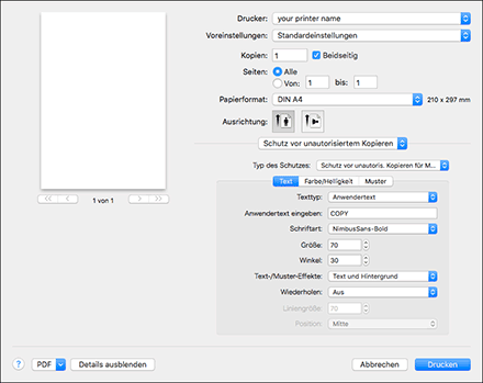 Abbildung Treiberbildschirm